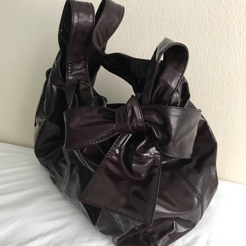 Authentic Valentino Nuage tote with side bow